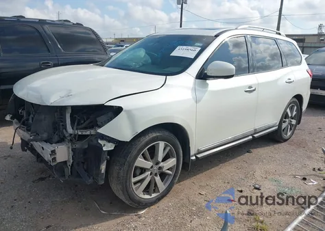 2015 Nissan Pathfinder Platinum из США, поврежденный, VIN 5N1AR2MM9FC701075